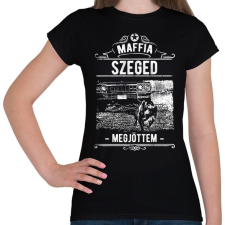 PRINTFASHION Maffia Szeged - Női póló - Fekete női póló