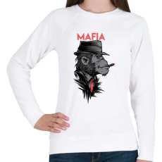 PRINTFASHION MAFIA - Női pulóver - Fehér