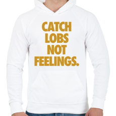 PRINTFASHION Magas labda  - Férfi kapucnis pulóver - Fehér