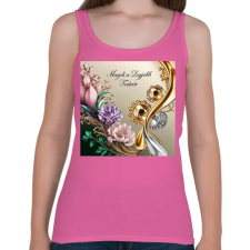 PRINTFASHION Magdi - Női atléta - Rózsaszín női trikó