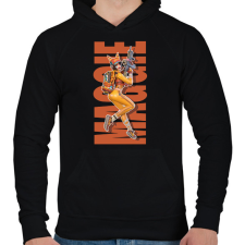PRINTFASHION Maggie - Farlight84 game - Férfi kapucnis pulóver - Fekete férfi pulóver, kardigán