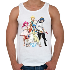 PRINTFASHION Magi: The Labyrinth of Magic - Férfi atléta - Fehér atléta, trikó