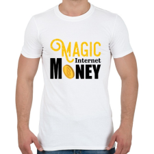 PRINTFASHION Magic-internet-money - Férfi póló - Fehér férfi póló