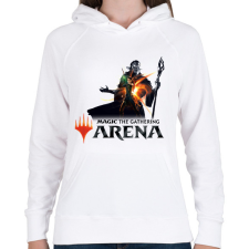 PRINTFASHION Magic The Gathering - Női kapucnis pulóver - Fehér női pulóver, kardigán