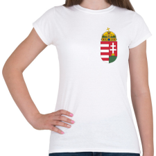 PRINTFASHION Magyar címer - Női póló - Fehér női póló