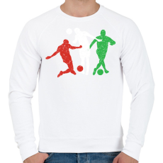 PRINTFASHION Magyar csapat - Férfi pulóver - Fehér