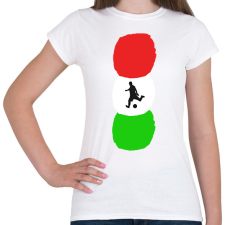 PRINTFASHION Magyar foci - Női póló - Fehér női póló