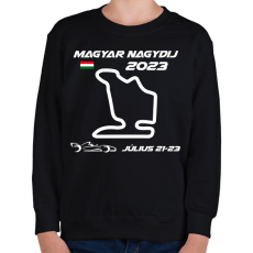 PRINTFASHION Magyar Nagydij 01 - Gyerek pulóver - Fekete