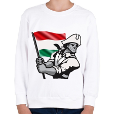PRINTFASHION Magyar Patrióta  - Gyerek pulóver - Fehér gyerek pulóver, kardigán