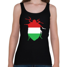 PRINTFASHION Magyar poloska - Női atléta - Fekete