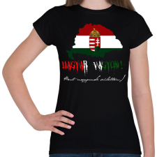 PRINTFASHION magyar vagyok 2 - Női póló - Fekete női póló