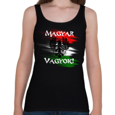 PRINTFASHION magyar vagyok minta - Női atléta - Fekete női trikó