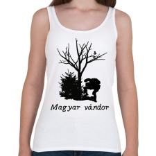 PRINTFASHION magyar vándor - Női atléta - Fehér női trikó