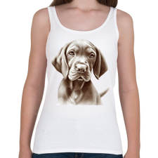 PRINTFASHION Magyar Vizsla - Női atléta - Fehér női trikó