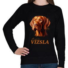 PRINTFASHION Magyar Vizsla - Női pulóver - Fekete