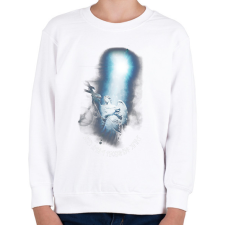 PRINTFASHION Magyarok Angyala - Gyerek pulóver - Fehér gyerek pulóver, kardigán