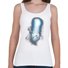 PRINTFASHION Magyarok Angyala - Női atléta - Fehér női trikó