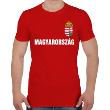 PRINTFASHION Magyarország 2021 - Férfi póló - Piros férfi póló