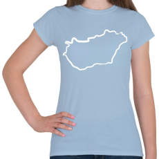 PRINTFASHION Magyarország - Női póló - Világoskék