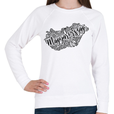 PRINTFASHION Magyarország - Női pulóver - Fehér