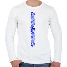 PRINTFASHION Magyaros minta1 - Férfi hosszú ujjú póló - Fehér