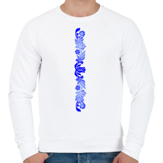 PRINTFASHION Magyaros minta1 - Férfi pulóver - Fehér