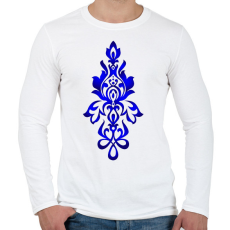 PRINTFASHION Magyaros minta5 - Férfi hosszú ujjú póló - Fehér