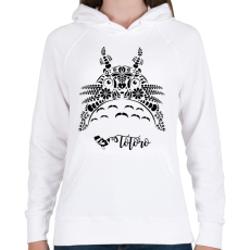 PRINTFASHION Magyaros Totoro - Női kapucnis pulóver - Fehér