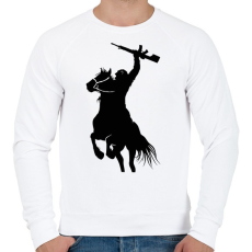 PRINTFASHION Majmok bolygója  - Férfi pulóver - Fehér