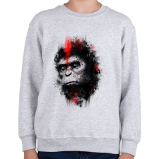 PRINTFASHION Majmok bolygója - Gyerek pulóver - Sport szürke gyerek pulóver, kardigán