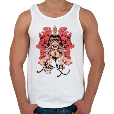 PRINTFASHION Majom bosszú - Férfi atléta - Fehér