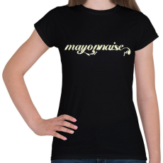 PRINTFASHION majonéz - Női póló - Fekete