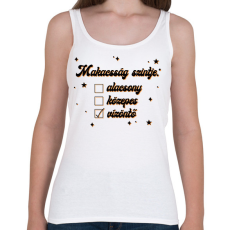 PRINTFASHION Makacsság szintje - Női atléta - Fehér