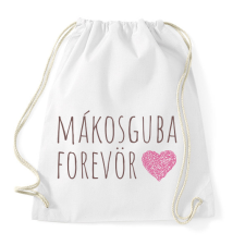 PRINTFASHION Mákosguba Forevör világos háttérre - Sportzsák, Tornazsák - Fehér tornazsák