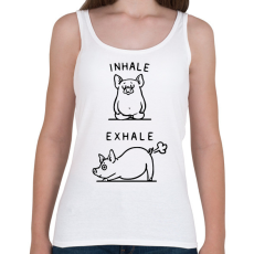 PRINTFASHION Malac jóga - Női atléta - Fehér