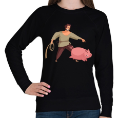 PRINTFASHION Malacfogó - Női pulóver - Fekete