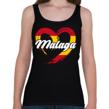 PRINTFASHION malaga - Női atléta - Fekete női trikó
