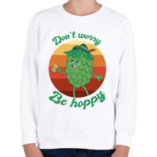 PRINTFASHION Maláta - Gyerek pulóver - Fehér