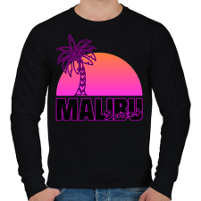 PRINTFASHION Malibu - Férfi pulóver - Fekete férfi pulóver, kardigán