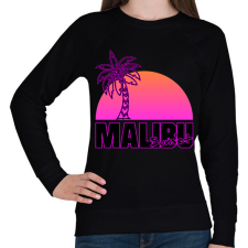 PRINTFASHION Malibu - Női pulóver - Fekete női pulóver, kardigán