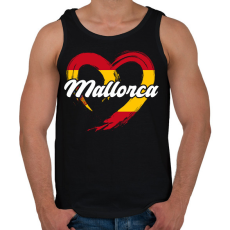 PRINTFASHION Mallorca - Férfi atléta - Fekete