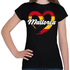 PRINTFASHION Mallorca - Női póló - Fekete