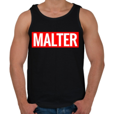 PRINTFASHION malter - Férfi atléta - Fekete atléta, trikó