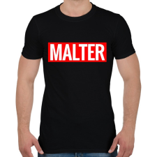 PRINTFASHION malter - Férfi póló - Fekete férfi póló