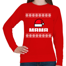 PRINTFASHION MAMA - Női pulóver - Piros női pulóver, kardigán