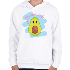 PRINTFASHION Mamacado - Gyerek kapucnis pulóver - Fehér