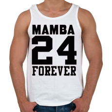 PRINTFASHION Mamba 24 Forever - Férfi atléta - Fehér