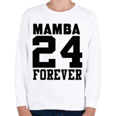 PRINTFASHION Mamba 24 Forever - Gyerek pulóver - Fehér
