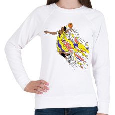 PRINTFASHION Mamba Dunk - Női pulóver - Fehér