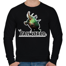 PRINTFASHION Mammorest - palworld - Férfi pulóver - Fekete